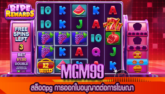 สล็อตpg การออกใบอนุญาตต่อการโฆษณา