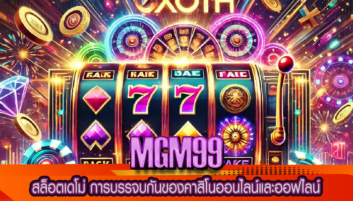 สล็อตเดโม่ การบรรจบกันของคาสิโนออนไลน์และออฟไลน์