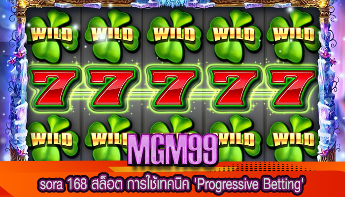 sora 168 สล็อต การใช้เทคนิค 'Progressive Betting'