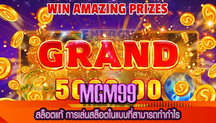 สล็อตแท้ การเล่นสล็อตในแบบที่สามารถทำกำไร