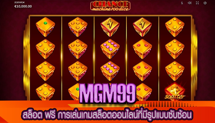 สล็อต ฟรี การเล่นเกมสล็อตออนไลน์ที่มีรูปแบบซับซ้อน