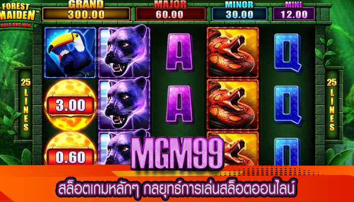 สล็อตเกมหลักๆ กลยุทธ์การเล่นสล็อตออนไลน์